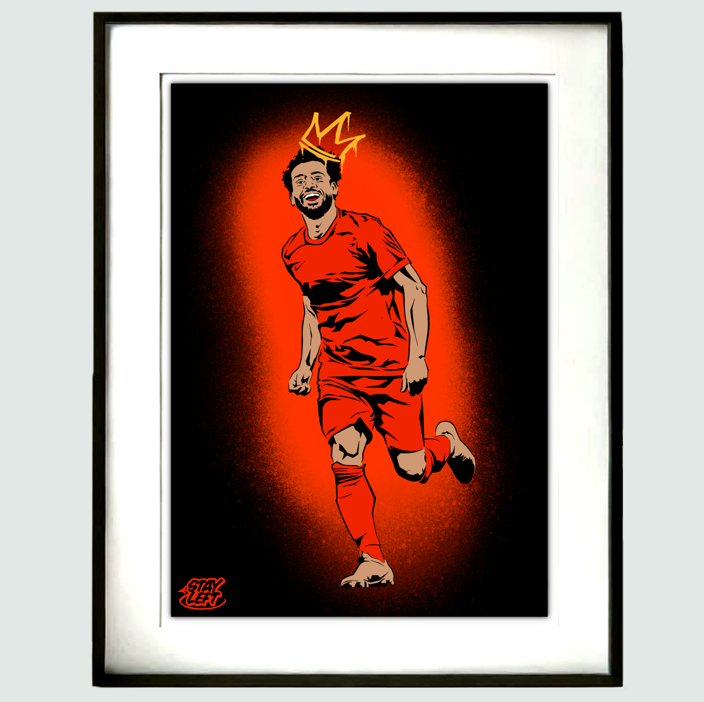 Mo Salah - The Egyptian King - A4 Art Print