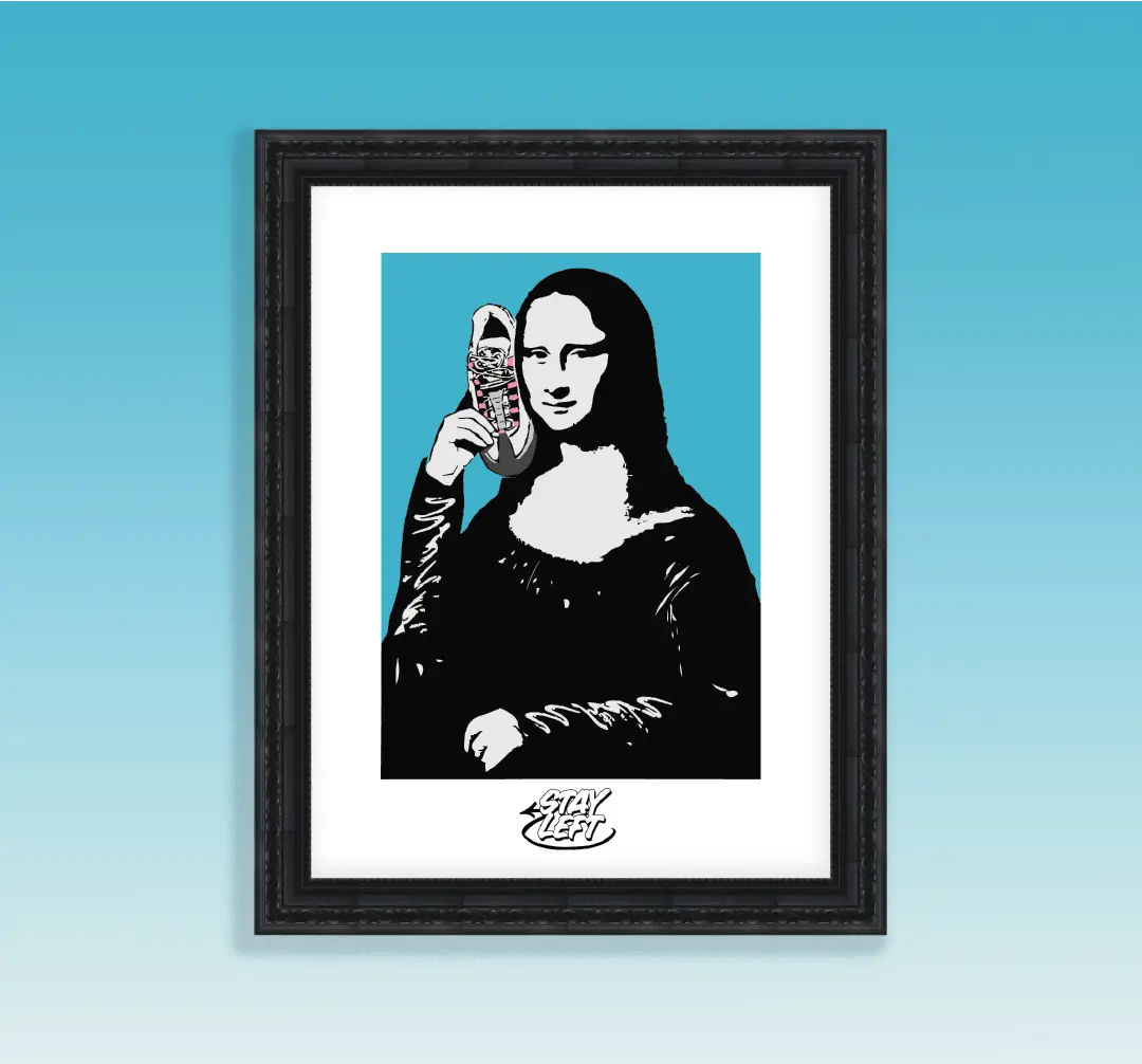 Mandem Lisa Art Print - A3 - Left To Write