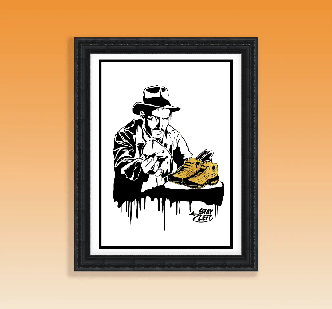 Holy Grails - A4 Art Print - Left To Write