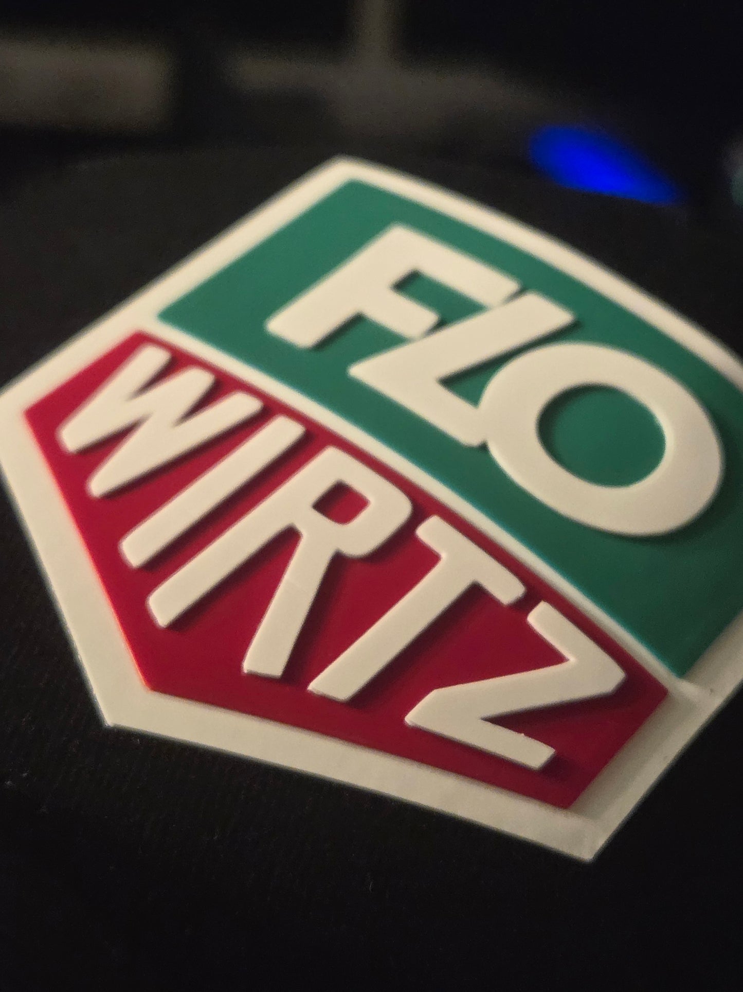 Flo Wirtz Rubberised Logo Trucker Cap