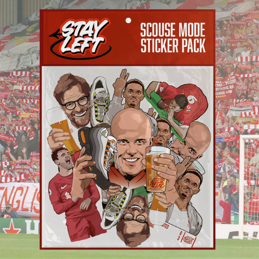 Stay Left Scouse Mode Sticker Pack