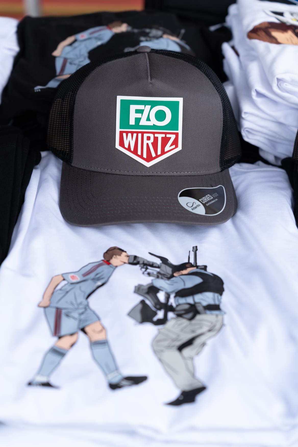 Flo Wirtz Rubberised Logo Trucker Cap