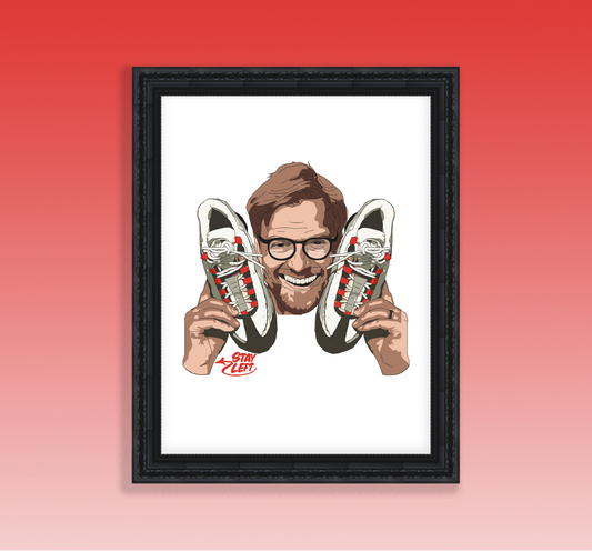 Solar Red Klopp Art Print - A3