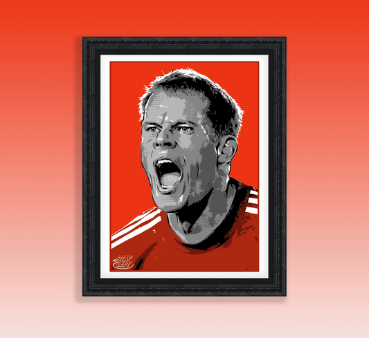 Captain Carra Art Print - A3