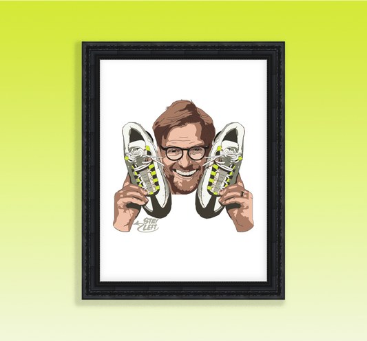 Neon Klopp Art Print - A3