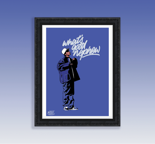 Uncle Snoop Art Print - A3