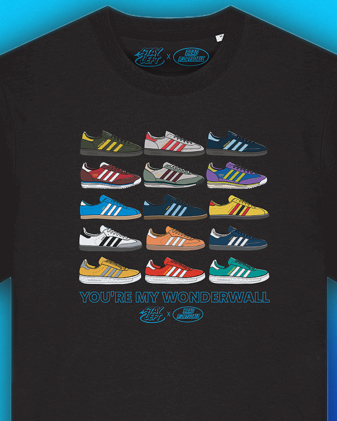 Wonderwall Spezial T-Shirt - Stay Left X Brad P. Drysdale