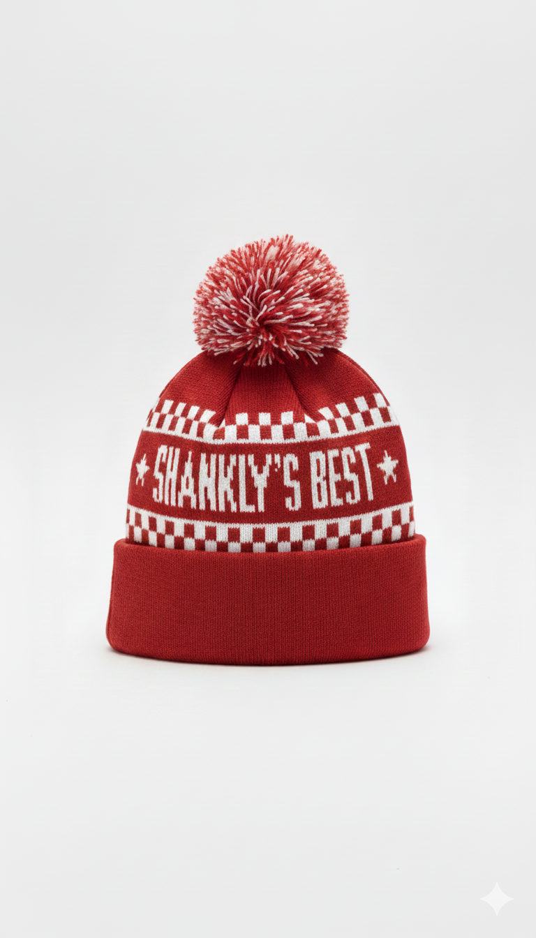Shankly's Best Knitted Bobble Hat