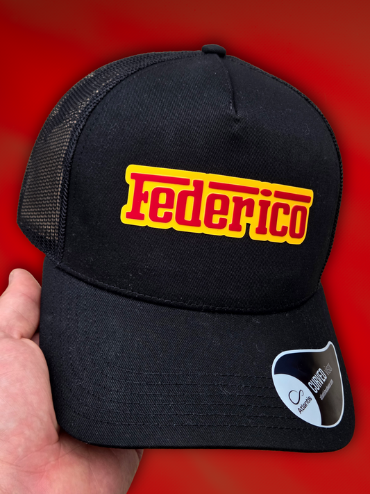 Federico Ferrari Rubberised Logo Cap